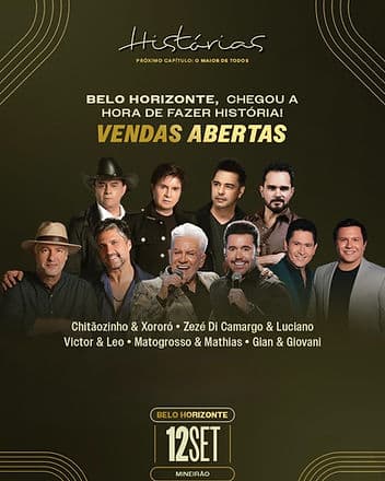 Historias BH 2026 — Belo Horizonte, MG